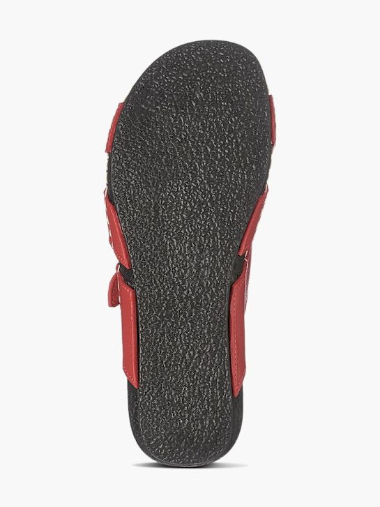Easy Street Ciabatta con plantare profondo Rosso 21730 7