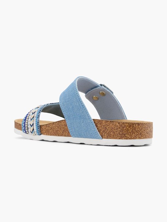 Graceland Ciabatta con plantare profondo Blu 22469 3