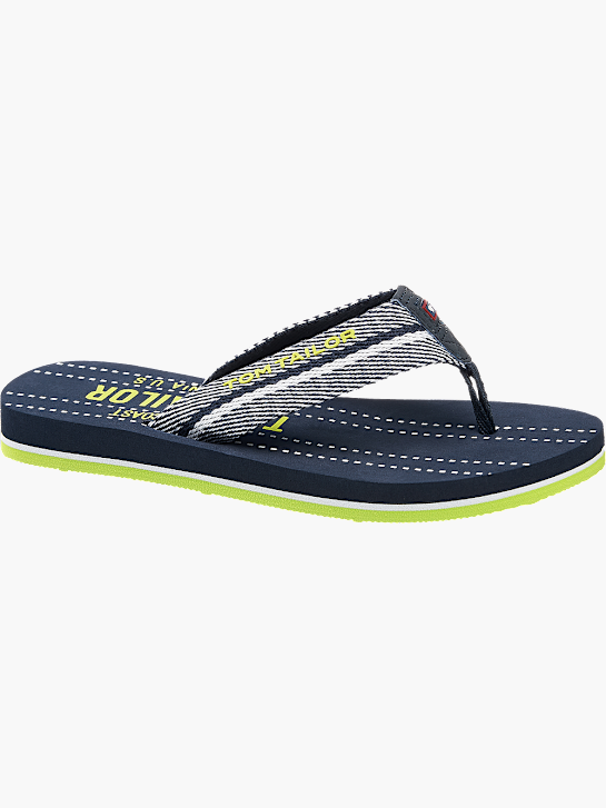 TOM TAILOR Sandal med tå-split Mørkeblå 7817 1