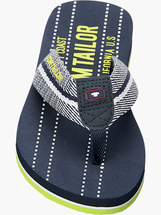 TOM TAILOR Sandal med tå-split Mørkeblå 7817 3