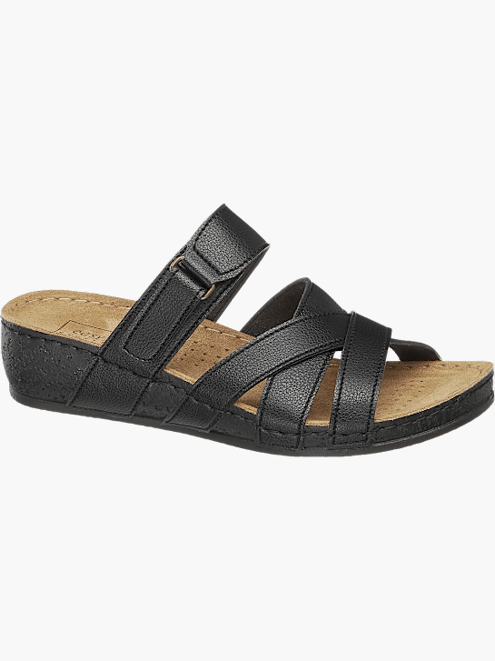Easy Street Papuc jos Negru 19421 1