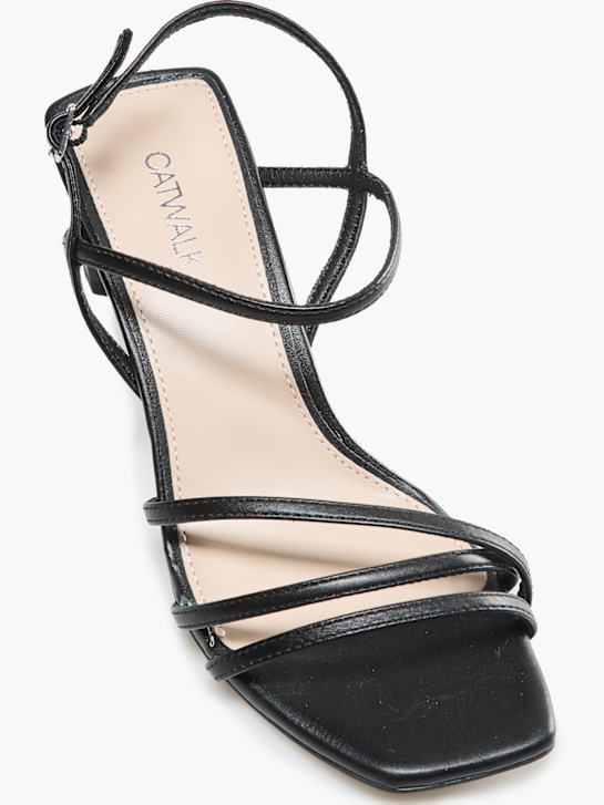 Catwalk Sandalo con tacco Nero 70150 2