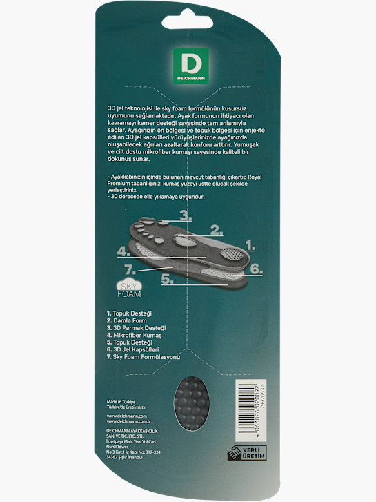DEICHMANN Skosåler Sort 26235 2