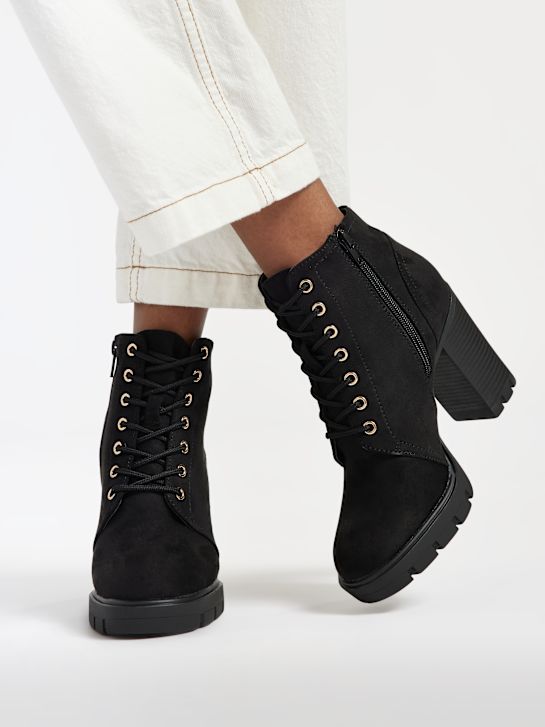 Graceland Schnürstiefelette Schwarz 17364 7