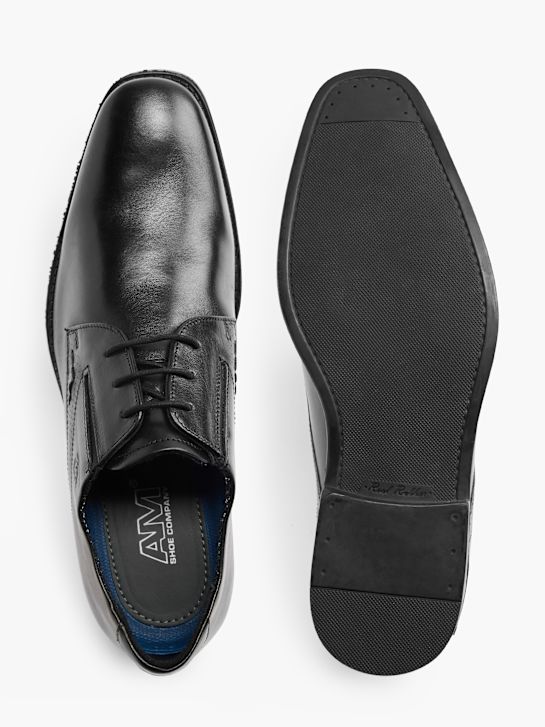 AM SHOE Business Noir 9663 3