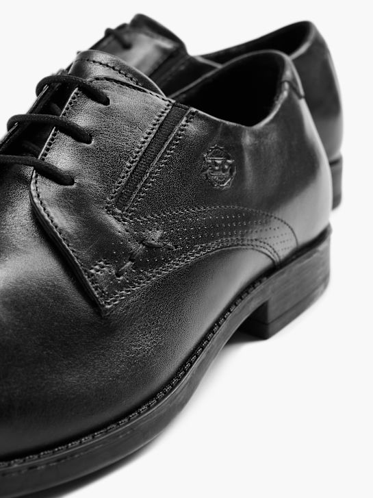 AM SHOE Businessschuh Schwarz 9663 5