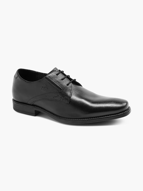 AM SHOE Businessschuh Schwarz 9663 6
