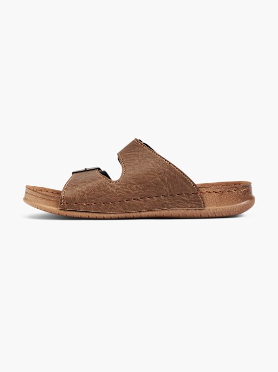 Björndal Tieffuß Pantolette Braun 283 2