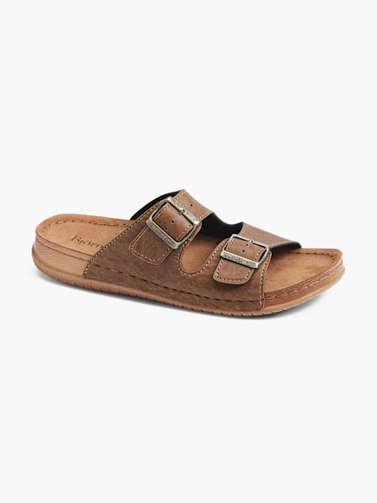 Björndal Tieffuß Pantolette Braun 283 6