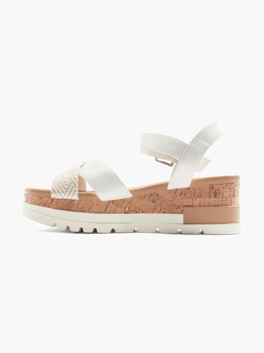 Graceland Højhælet sandal Hvid 2207 2
