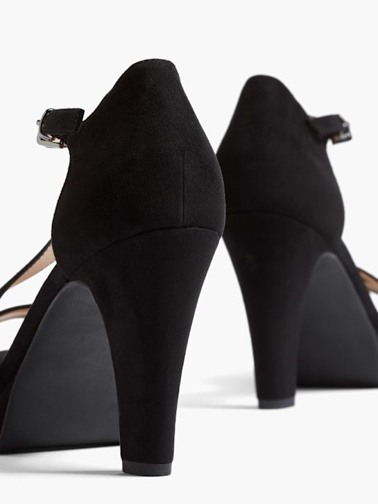 Graceland Peep-toe pump Sort 20160 4