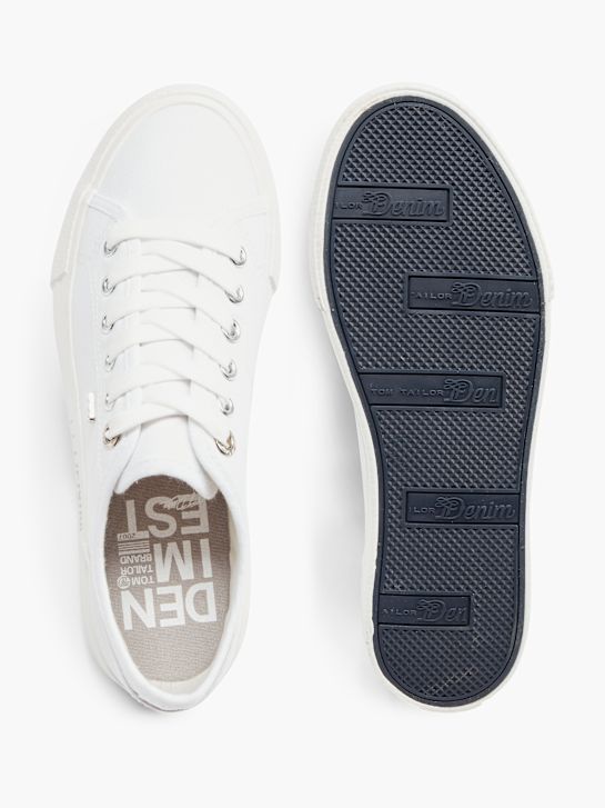 TOM TAILOR Sneaker Hvid 33858 3