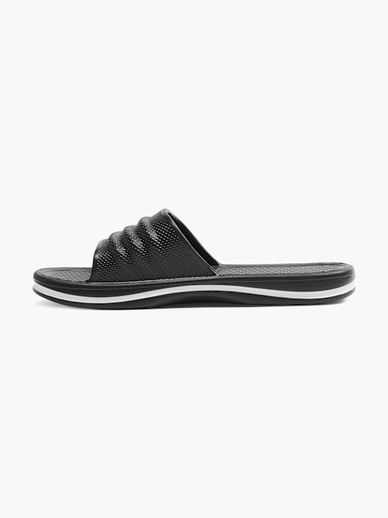 Blue Fin Slides Schwarz 17776 2