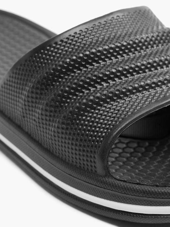 Blue Fin Slides Schwarz 17776 5