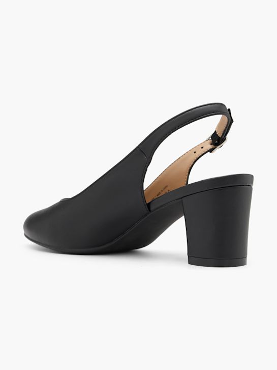 Graceland Slingback salonarji Črna 53280 3