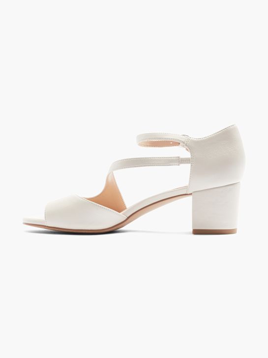 Graceland Sapato de salto com fivela Branco 4994 2
