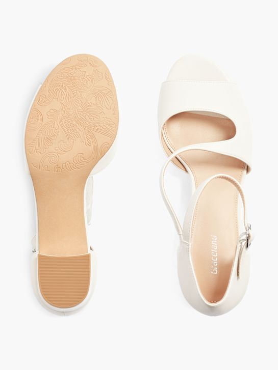 Graceland Tacones con hebilla Blanco 4994 3