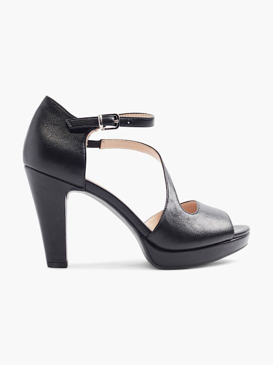 Graceland Tacones con hebilla Negro 7708 1
