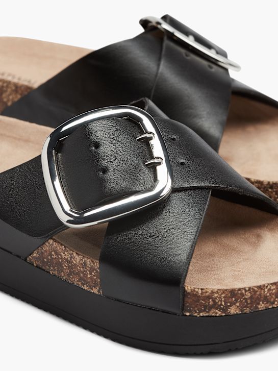 Catwalk Ciabatta con plantare profondo Nero 3124 5