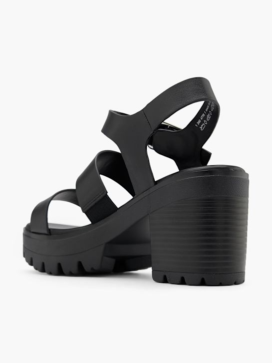 Catwalk Magassarkú szandál fekete 3126 3