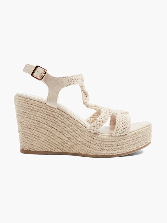 Graceland Högklackad sandal Beige 2235 1