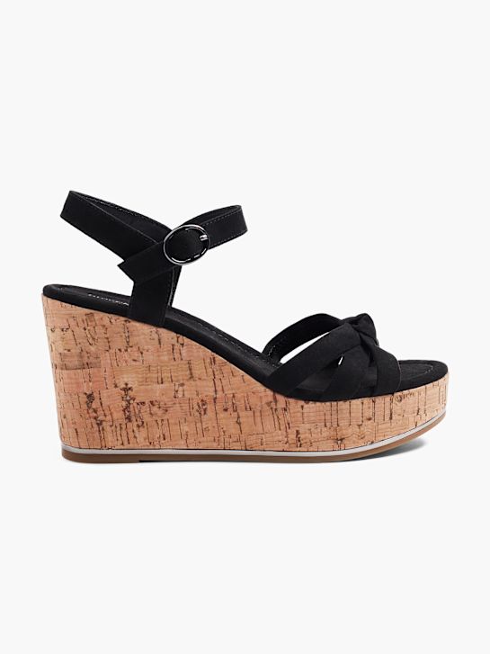 Graceland Sandalette Schwarz 10351 1