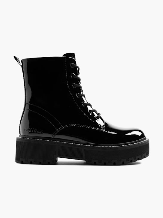 Catwalk Bota com cordões Preto 20171 1