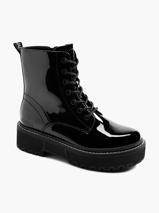 Catwalk Bota com cordões Preto 20171 6