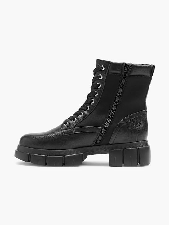 Catwalk Ghete cu șireturi Negru 6821 2