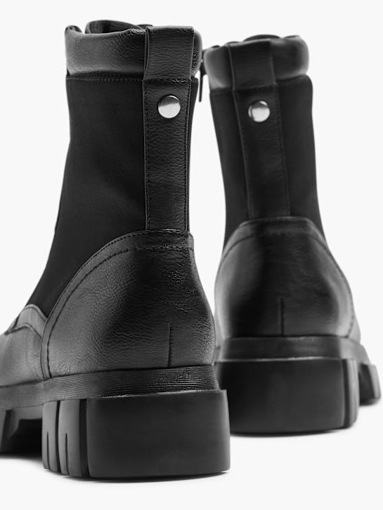 Catwalk Ghete cu șireturi Negru 6821 4