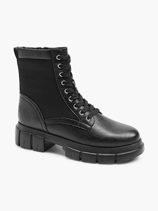 Catwalk Šnurovacia obuv Čierna 6821 6