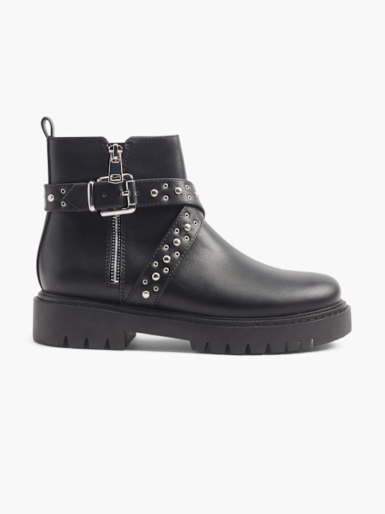 Catwalk Biker Boots Schwarz 23625 1