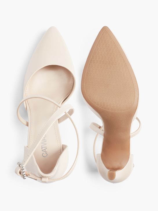 Graceland Sapato de salto com fivela Beige 20001 3