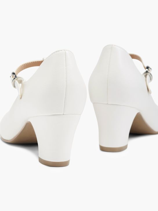 Catwalk Escarpins à boucle Blanc 172674 4