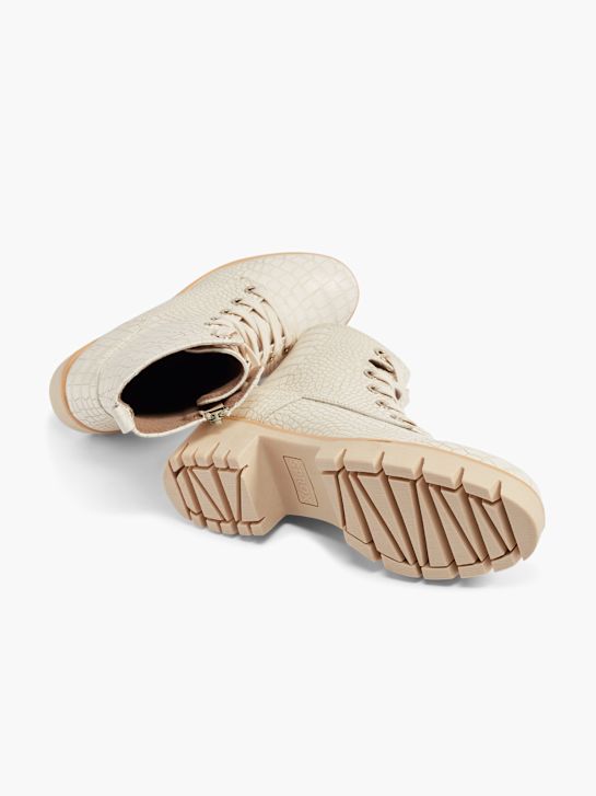 Catwalk Stivale allacciato Beige 4083 3