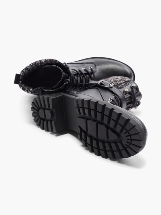 Highland Creek Schnürboots Schwarz 18574 3