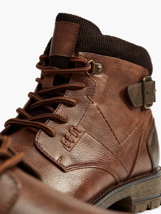 Memphis One Bota com cordões Castanho 21066 5