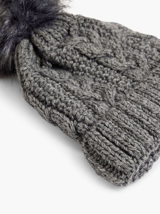 DEICHMANN Bonnet tricoté Gris 17783 4