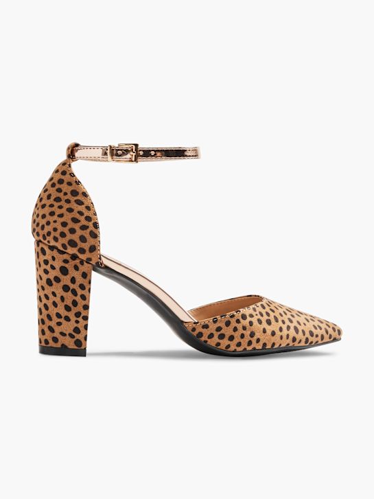 Catwalk Pump med spænde Brun 2280 1