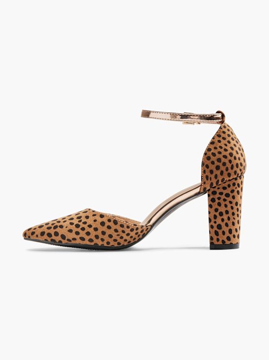 Catwalk Pump med spænde Brun 2280 2