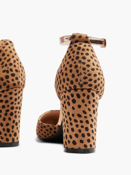 Catwalk Pump med spænde Brun 2280 4