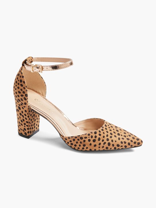 Catwalk Pump med spænde Brun 2280 6