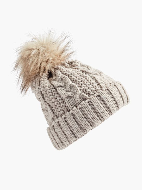 DEICHMANN Strickmütze Beige 23707 1