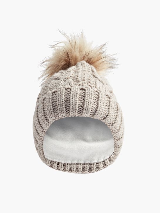 DEICHMANN Strickmütze Beige 23707 2