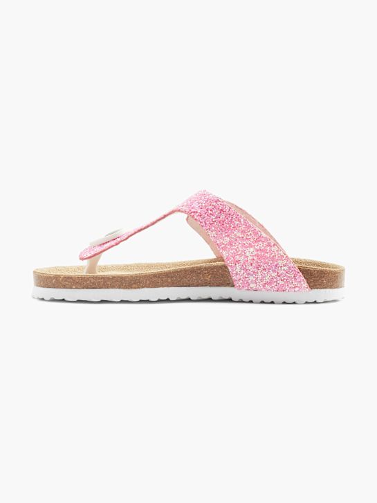 TOM TAILOR Sandal med tå-split Pink 32385 2