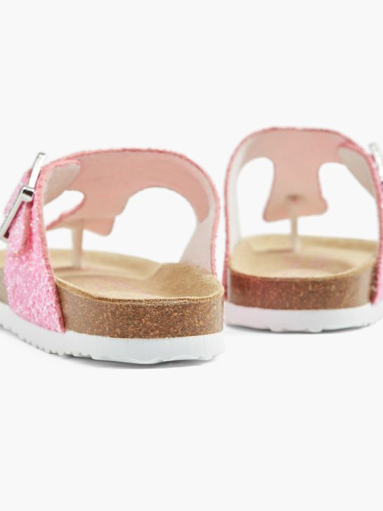 TOM TAILOR Sandal med tå-split Pink 32385 4