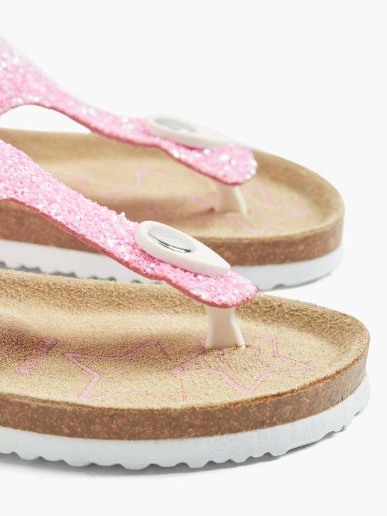 TOM TAILOR Sandal med tå-split Pink 32385 5