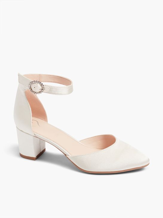 Catwalk Csatos körömcipő fehér 40393 6