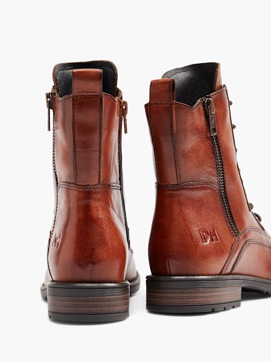 DANIEL HECHTER Bottines à lacets Cognac 172701 4