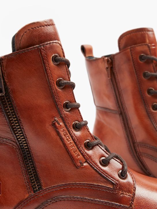 DANIEL HECHTER Bottines à lacets Cognac 172701 5